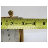 Excellent Quality Vintage Swiss Made CONCORD Brass Clock / Weather Station