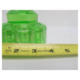 Excellent Figural Maiden Glass Flower Frog #3 - Green