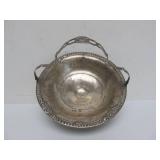 Old Vintage FISHER Sterling Silver Pedestal Bowl w/Handle