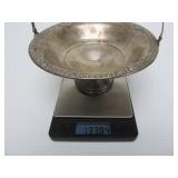 Old Vintage FISHER Sterling Silver Pedestal Bowl w/Handle