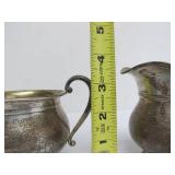 Vintage "Preludes" Sterling Silver Cream & Sugar Set