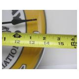 Very Cool Retro Vintage BEE LINE RACEWAY Lighted Advertising Clock