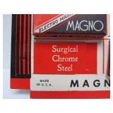 Fantastic NOS Vintage MAGNO Razor Blades Advertising Store Display Sign