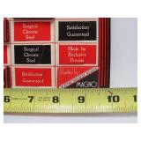 Fantastic NOS Vintage MAGNO Razor Blades Advertising Store Display Sign