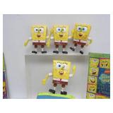 Collection of New SPONGEBOB Items Wallets Figures etc