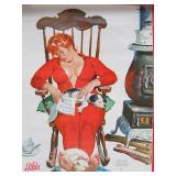 Orig Vintage HILDA Print / Poster