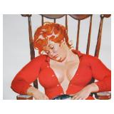 Orig Vintage HILDA Print / Poster