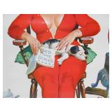 Orig Vintage HILDA Print / Poster