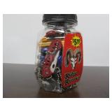 FULL Unopened Countertop Display Jar w/Keychain Pocket Knives #3