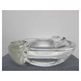 Mint in Box Signed STEUBEN Heavy Glass Bowl or Tray #1