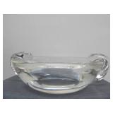 Mint in Box Signed STEUBEN Heavy Glass Bowl or Tray #1