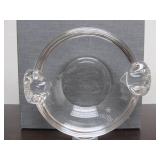 Mint in Box Signed STEUBEN Heavy Glass Bowl or Tray #1