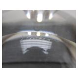 Mint in Box Signed STEUBEN Heavy Glass Bowl or Tray #1