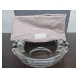 Mint in Box Signed STEUBEN Heavy Glass Bowl or Tray #1