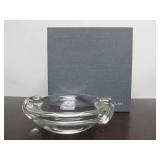 Mint in Box Signed STEUBEN Heavy Glass Bowl or Tray #2