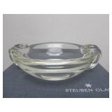 Mint in Box Signed STEUBEN Heavy Glass Bowl or Tray #2