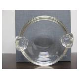 Mint in Box Signed STEUBEN Heavy Glass Bowl or Tray #2