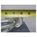 Mint in Box Signed STEUBEN Heavy Glass Bowl or Tray #2