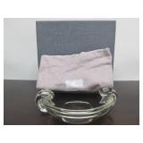 Mint in Box Signed STEUBEN Heavy Glass Bowl or Tray #2