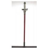 Ornate Handled Decorative Sword w/Scabbard