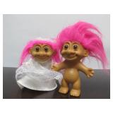 Group of Assorted TROLL Dolls