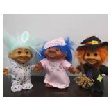Group of Assorted TROLL Dolls