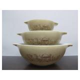 Set of 3 PYREX Nesting Bowls