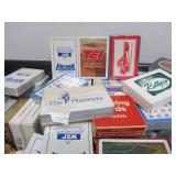 HUGE Lot of NOS Unopened Vintage Decks or Playing Cards Advertising etc #3