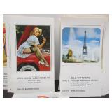 Thousands of Vintage Small Pinup Prints/Calendars/Pages etc