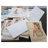 Thousands of Vintage Small Pinup Prints/Calendars/Pages etc