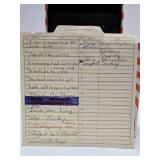 Vintage 45 Record Box w/Records