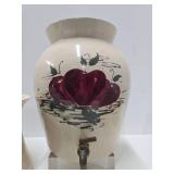 Large Group of CASEY Apple Pottery Jas Canisters etc