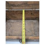 Antique Small Trunk & Old Hinged Wood Boxes