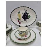 Lot of Vintage Hand Painted Blue Ridge Southern Pottery Dishware