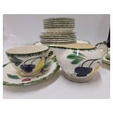 Lot of Vintage Hand Painted Blue Ridge Southern Pottery Dishware