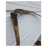 Primitive Antique Nail Kegs, Cast Iron Cobbler