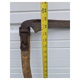 Primitive Antique Nail Kegs, Cast Iron Cobbler