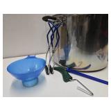 New or Like-New VICTORIO Stainless Multi-Use Canner w/Brand New Canning Jars