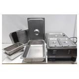 Quality Working SUPERIOR Commercial Food Warming Unit w/Many Trays & Containers