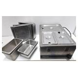 Quality Working SUPERIOR Commercial Food Warming Unit w/Many Trays & Containers