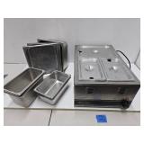 Quality Working SUPERIOR Commercial Food Warming Unit w/Many Trays & Containers