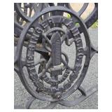 Excellent Antique SINGER Cast Iron Sewing Table Base