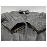 Nice Condition COLUMBIA Black Leather Jacket - Size XL