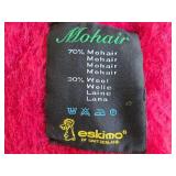 Excellent Vintage ESKIMO Mohair Blanket - Made in Switzerland