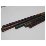 Set of Antique Hickory Shaft Golf Clubs w/Original Period Bag