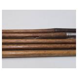 Set of Antique Hickory Shaft Golf Clubs w/Original Period Bag