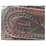 Excellent Quality & Condition Western Leather Gun Belt w/Holster