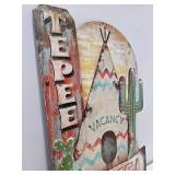 Great Looking Southwestern Metal Decor Sign