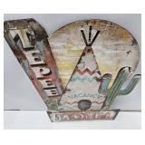 Great Looking Southwestern Metal Decor Sign