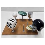 Great Group of Hot Rod Shifter Knobs w/Stand